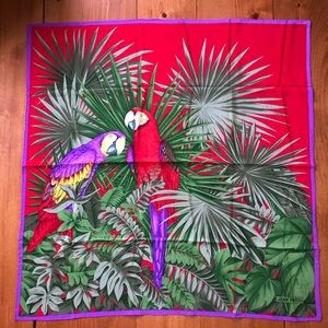 Vintage Jean Patou silk scarf